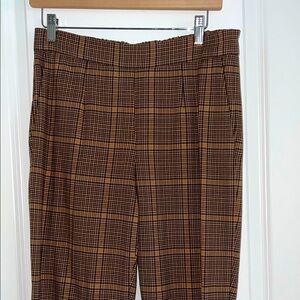 Babaton Tan and Black Checkered Dress Pants